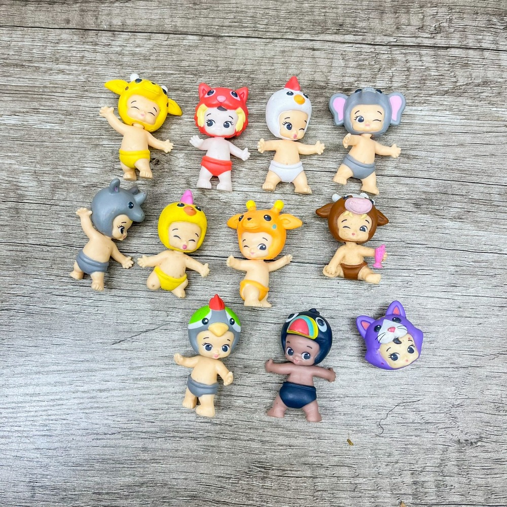 Sonny Angel Style Mini Baby Animal Figurine Lot 10pc Collection